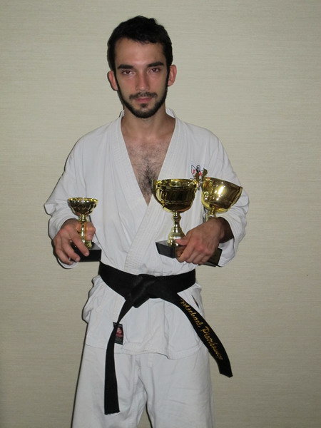 gold medal for Polish karateka Michal Piotrkowicz